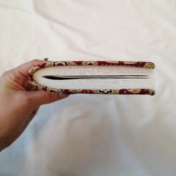 NWOT Natural Paper Plain Notebook with Soft Cover and Tie Closure - Picture 4 of 15